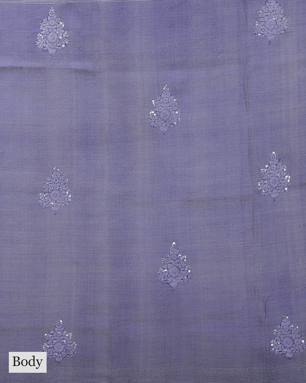 PRUSSIAN BLUE TUSSAR SILK SAREE