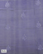 PRUSSIAN BLUE TUSSAR SILK SAREE