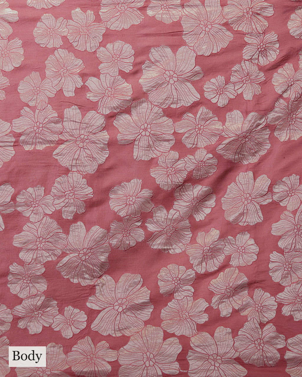 BRICK RED TUSSAR SILK SAREE