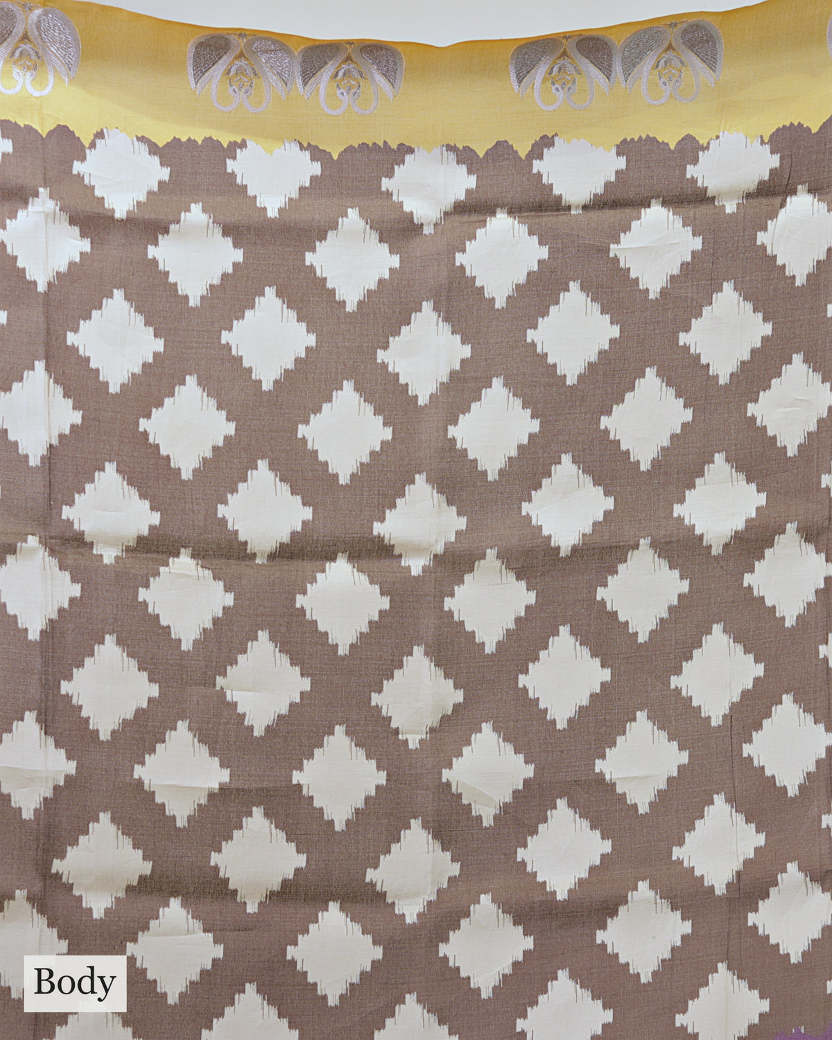 MOCHA BROWN TUSSAR SILK SAREE