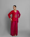 RANI PINK & CRIMSON OMBRE SET