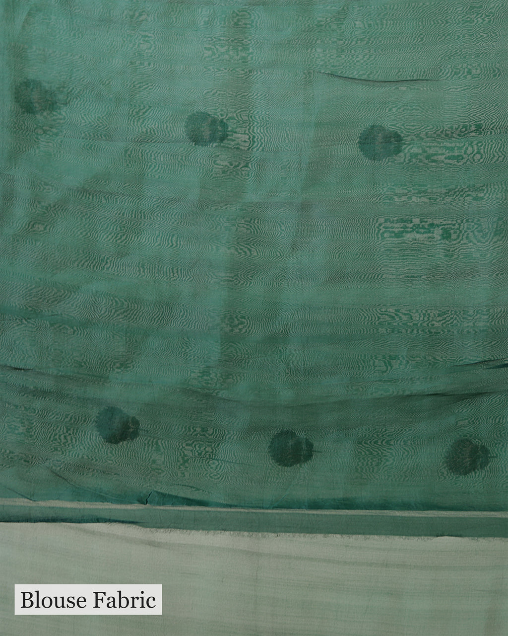 FOREST GREEN LEHERIYA ORGANZA SAREE