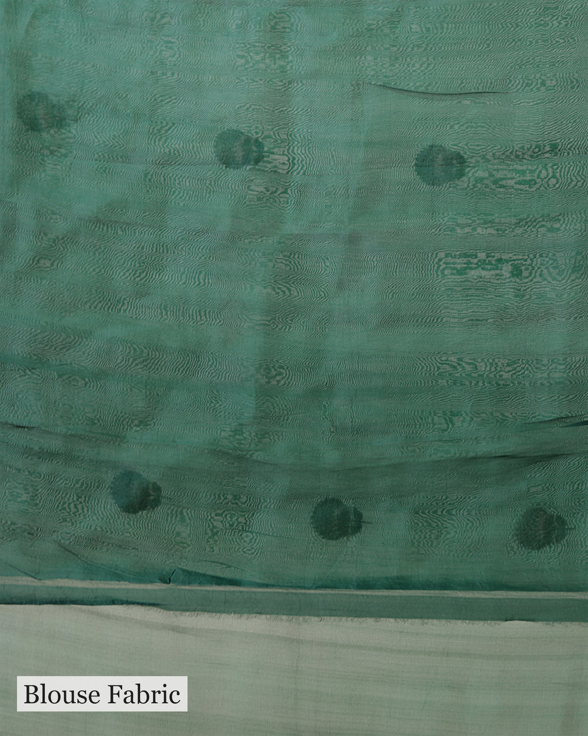 FOREST GREEN LEHERIYA ORGANZA SAREE