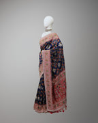 NAVY BLUE PATOLA BANARASI SILK SAREE