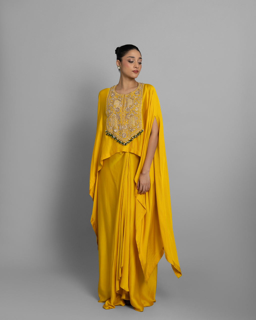 ZARDOZI HIGH-LOW KAFTAN SET