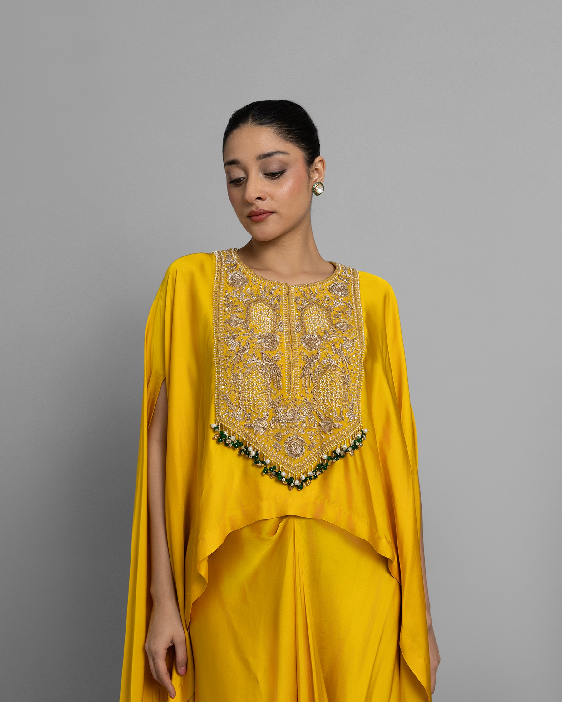 ZARDOZI HIGH-LOW KAFTAN SET