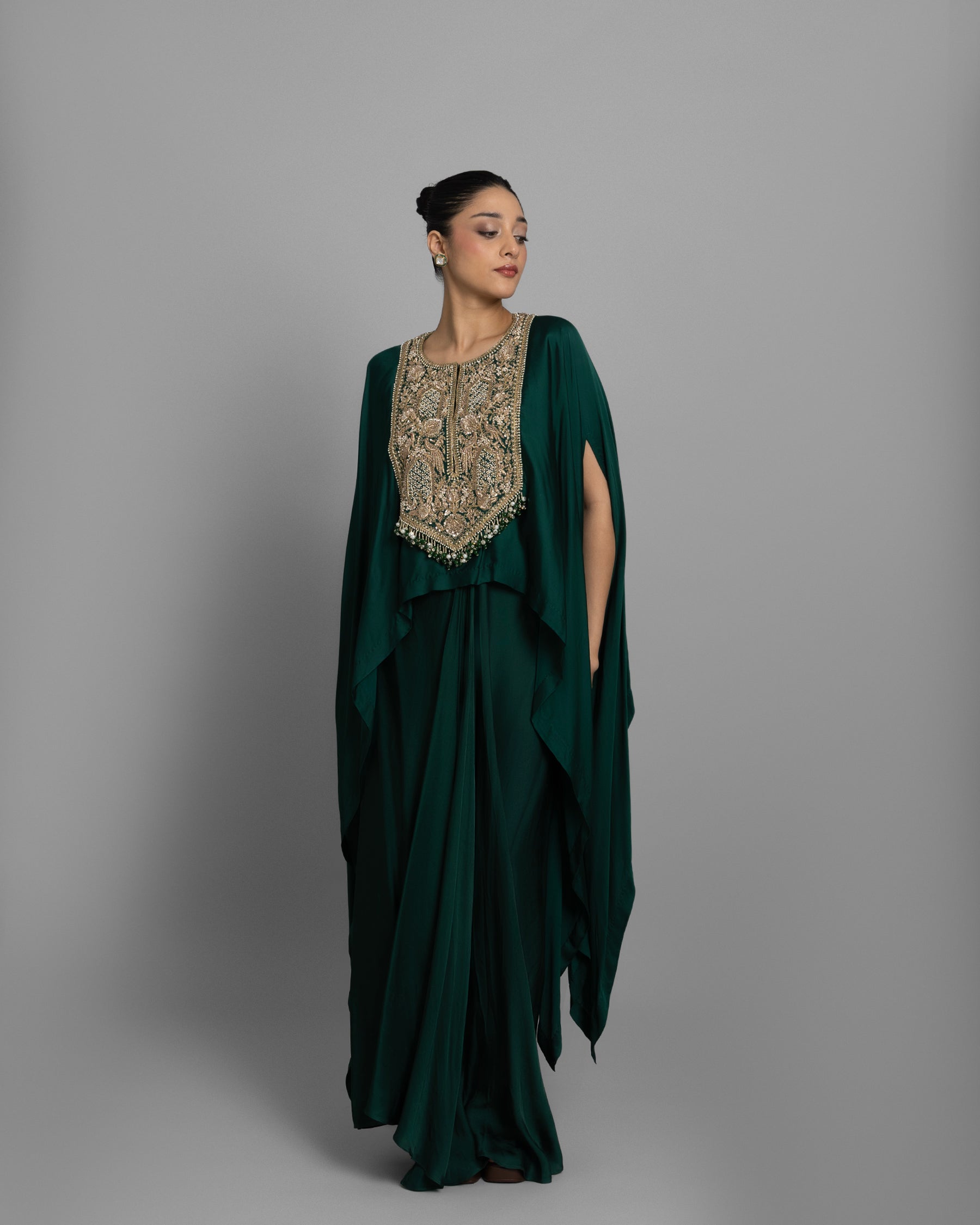 ZARDOZI HIGH-LOW KAFTAN SET