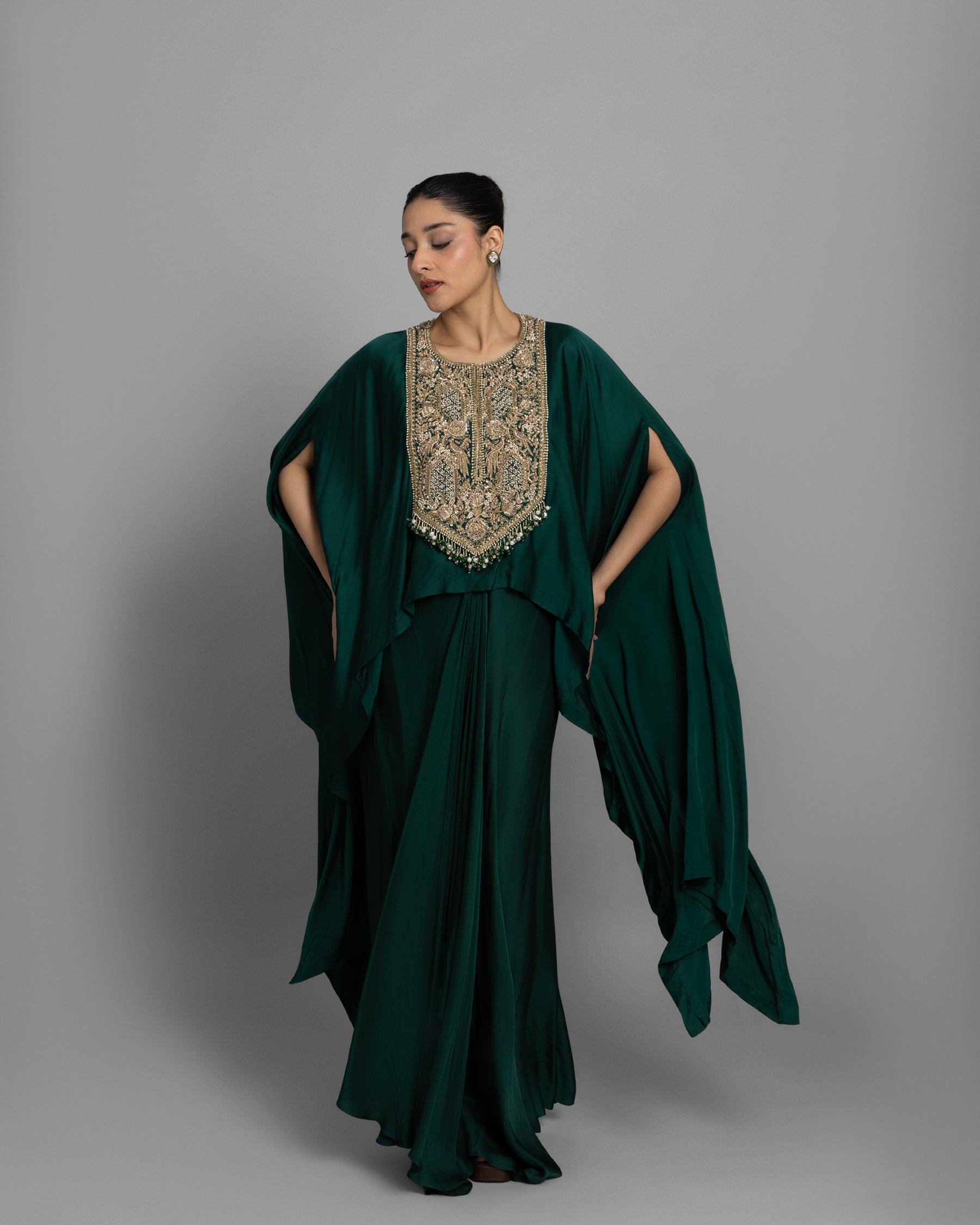 ZARDOZI HIGH-LOW KAFTAN SET