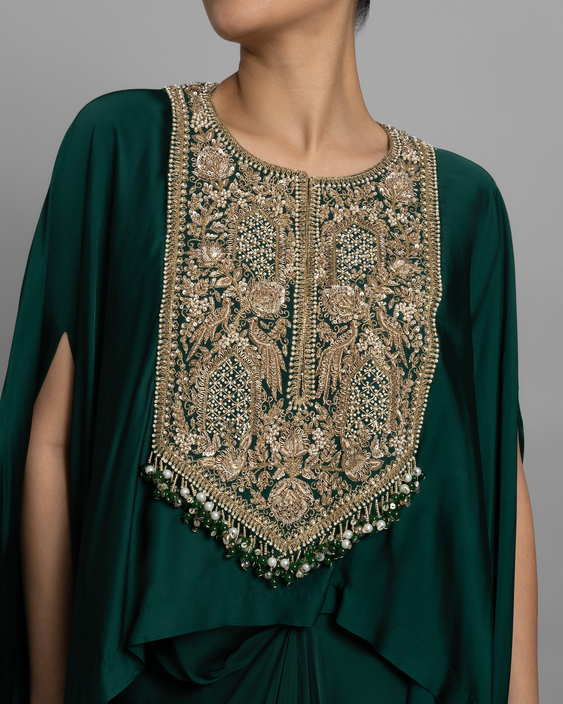 ZARDOZI HIGH-LOW KAFTAN SET