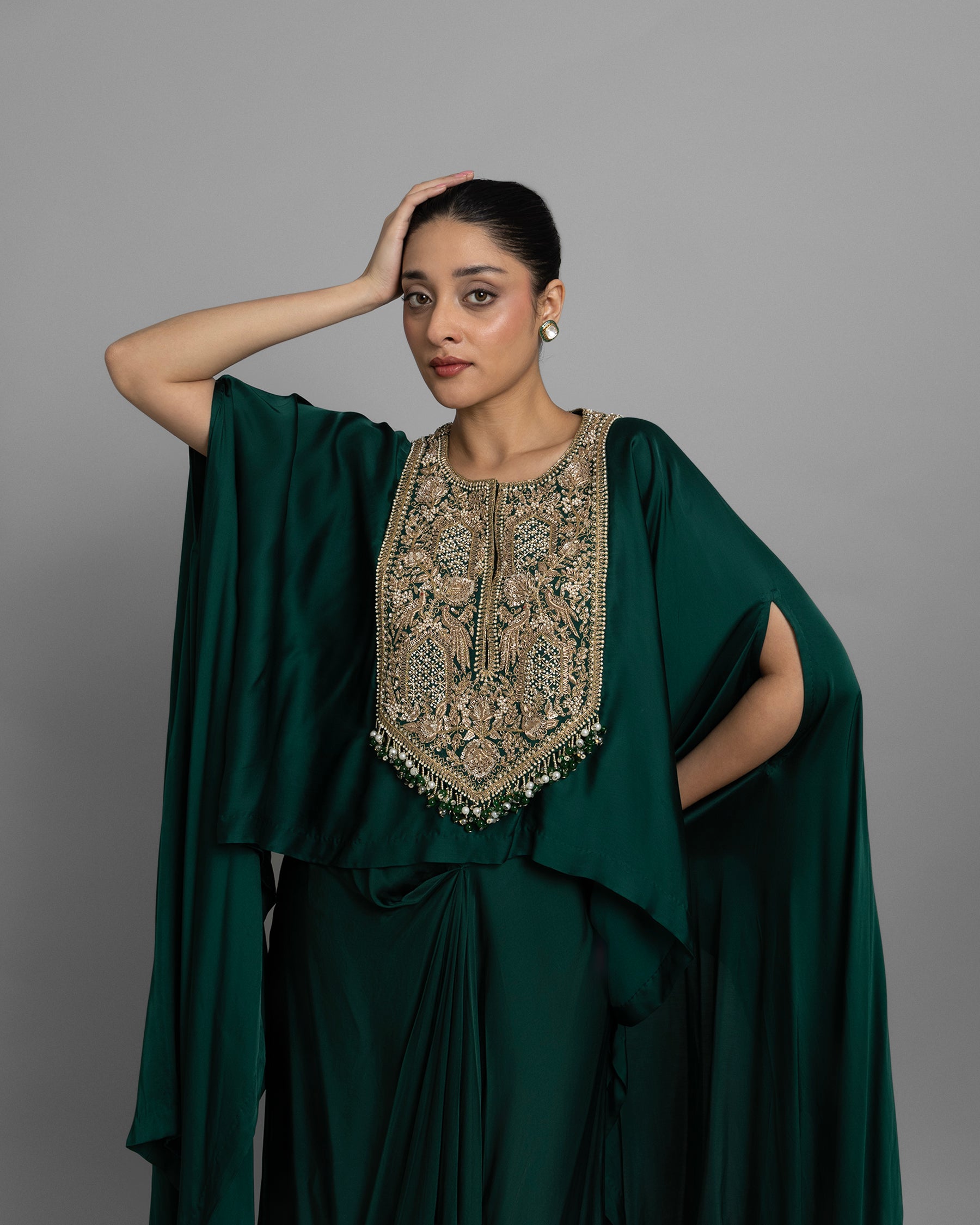 ZARDOZI HIGH-LOW KAFTAN SET