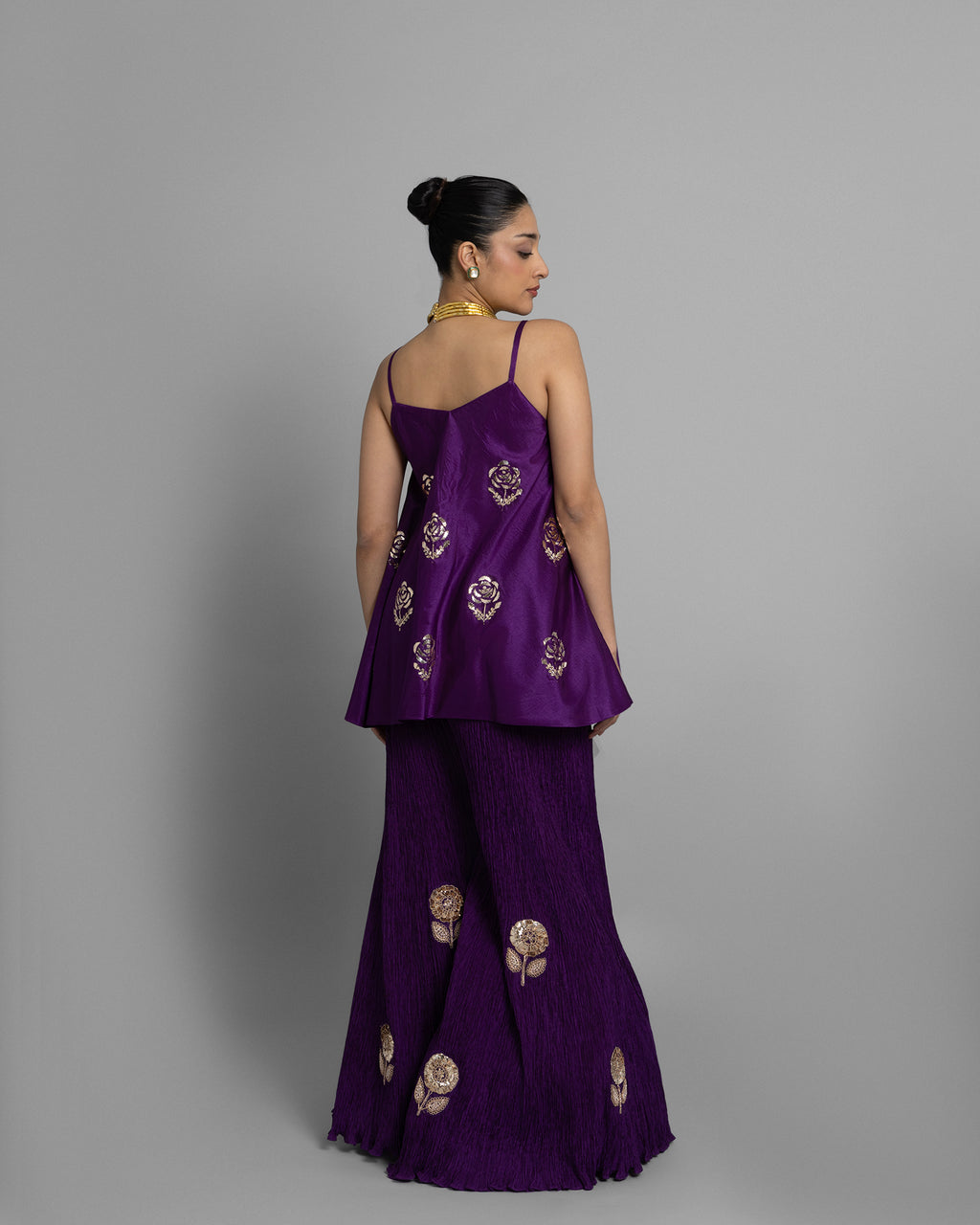 MUKAISH FLARED PALAZZO SET