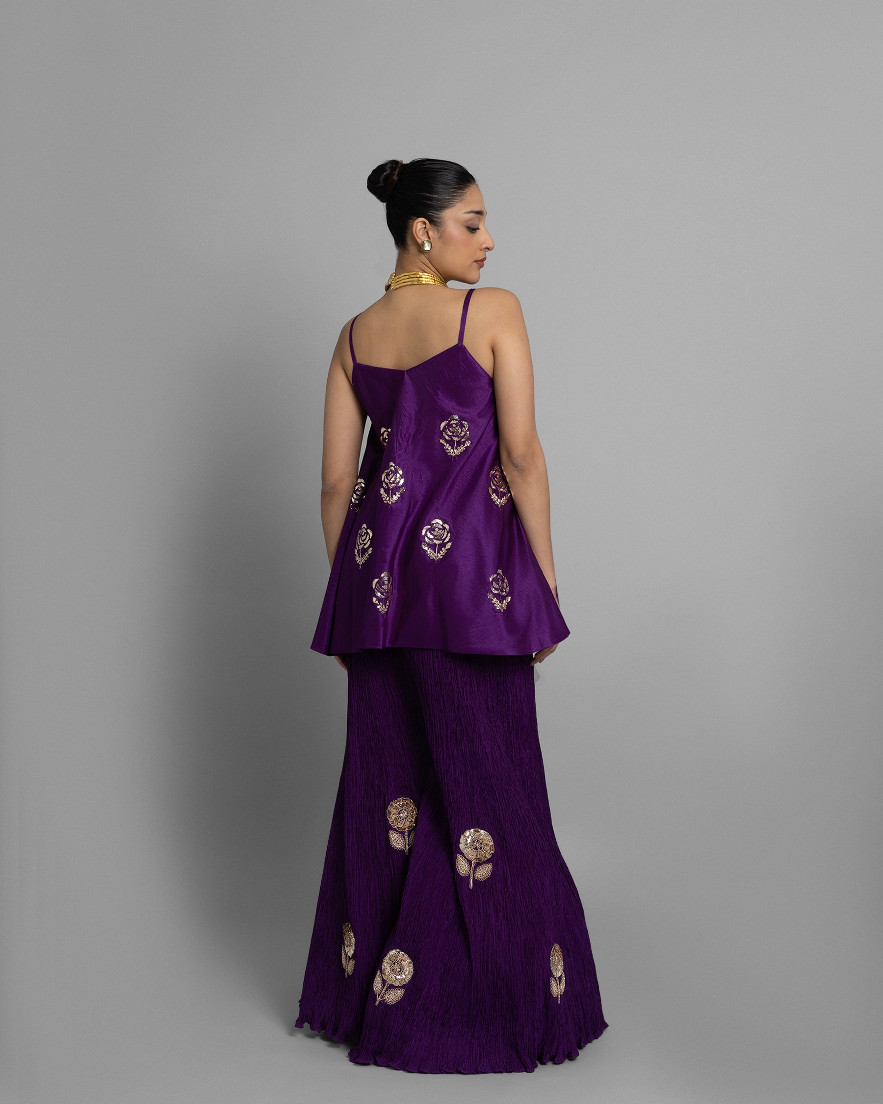 MUKAISH FLARED PALAZZO SET