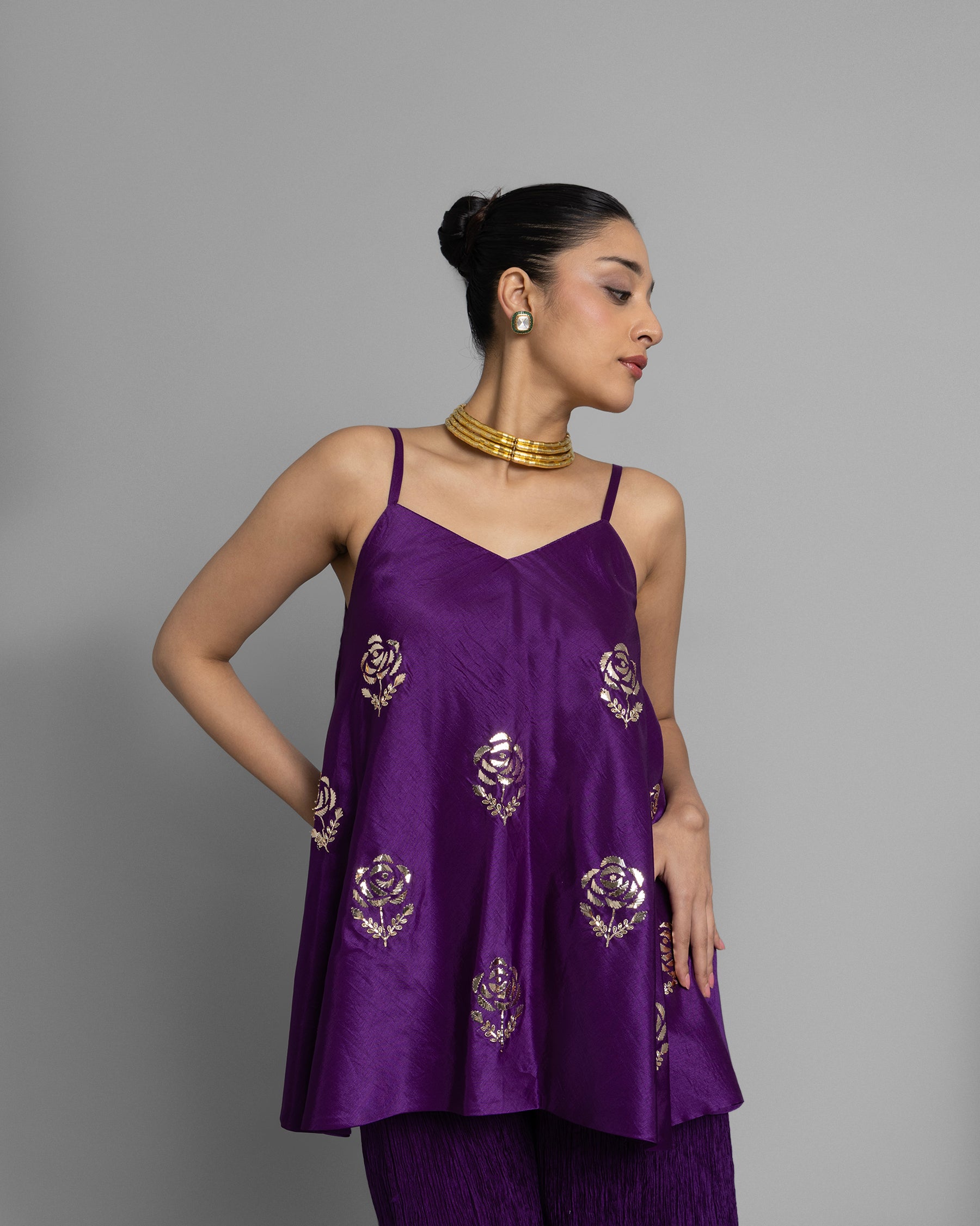 MUKAISH FLARED PALAZZO SET