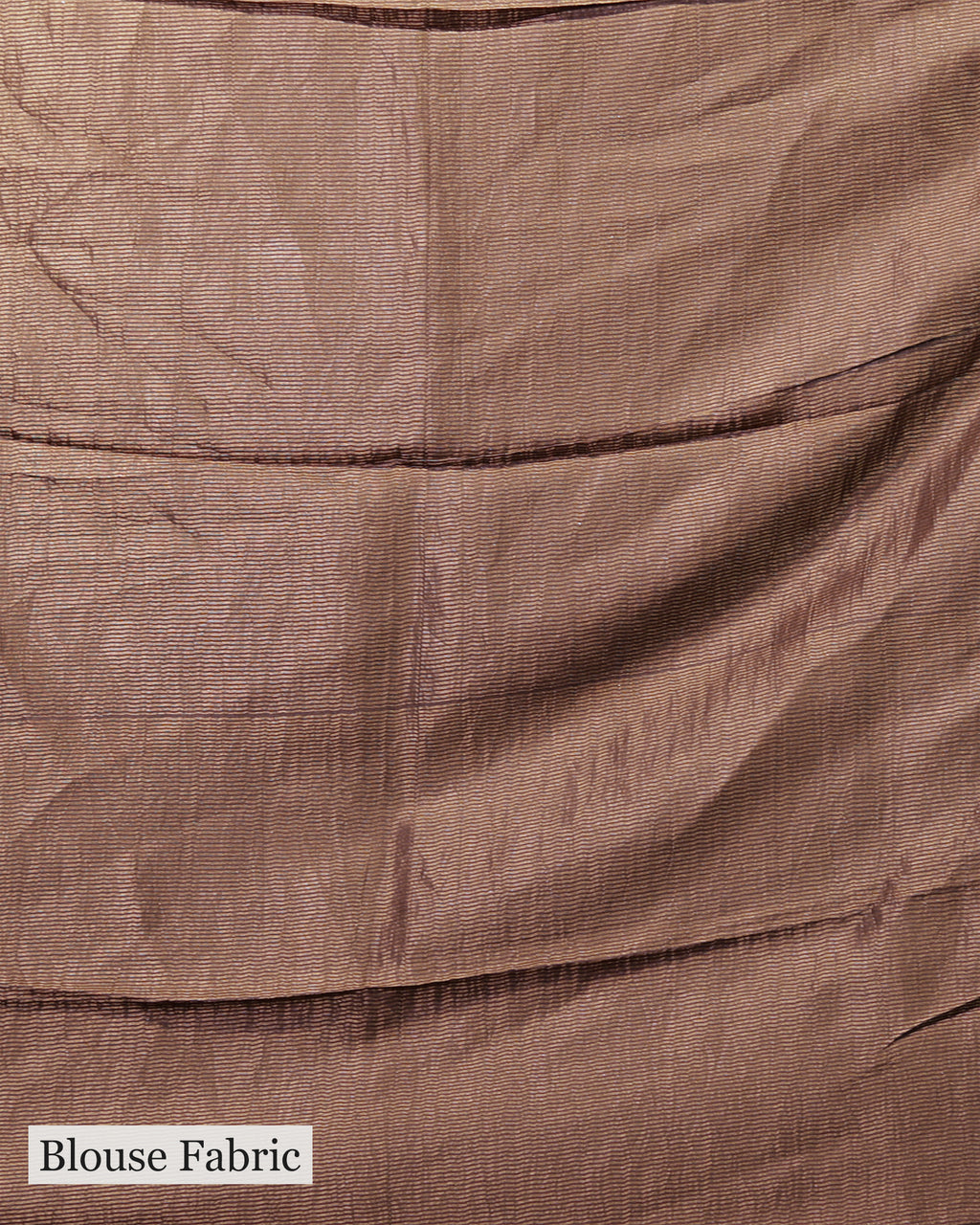 CHESTNUT BROWN TUSSAR SILK SAREE