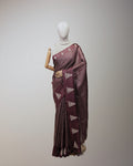 ESPRESSO BROWN TUSSAR SILK SAREE