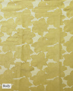 MUSTARD TUSSAR SILK SAREE