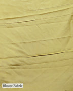 MUSTARD TUSSAR SILK SAREE