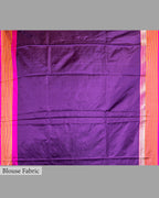 PURPLE MASHRU SILK SAREE WITH BANARASI BUTTI