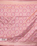BLUSH PINK TINCHOI MEENAKARI BANARASI SILK SAREE