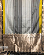 HANDWOVEN MASHRU SILK SAREE WITH BANARASI BORDER