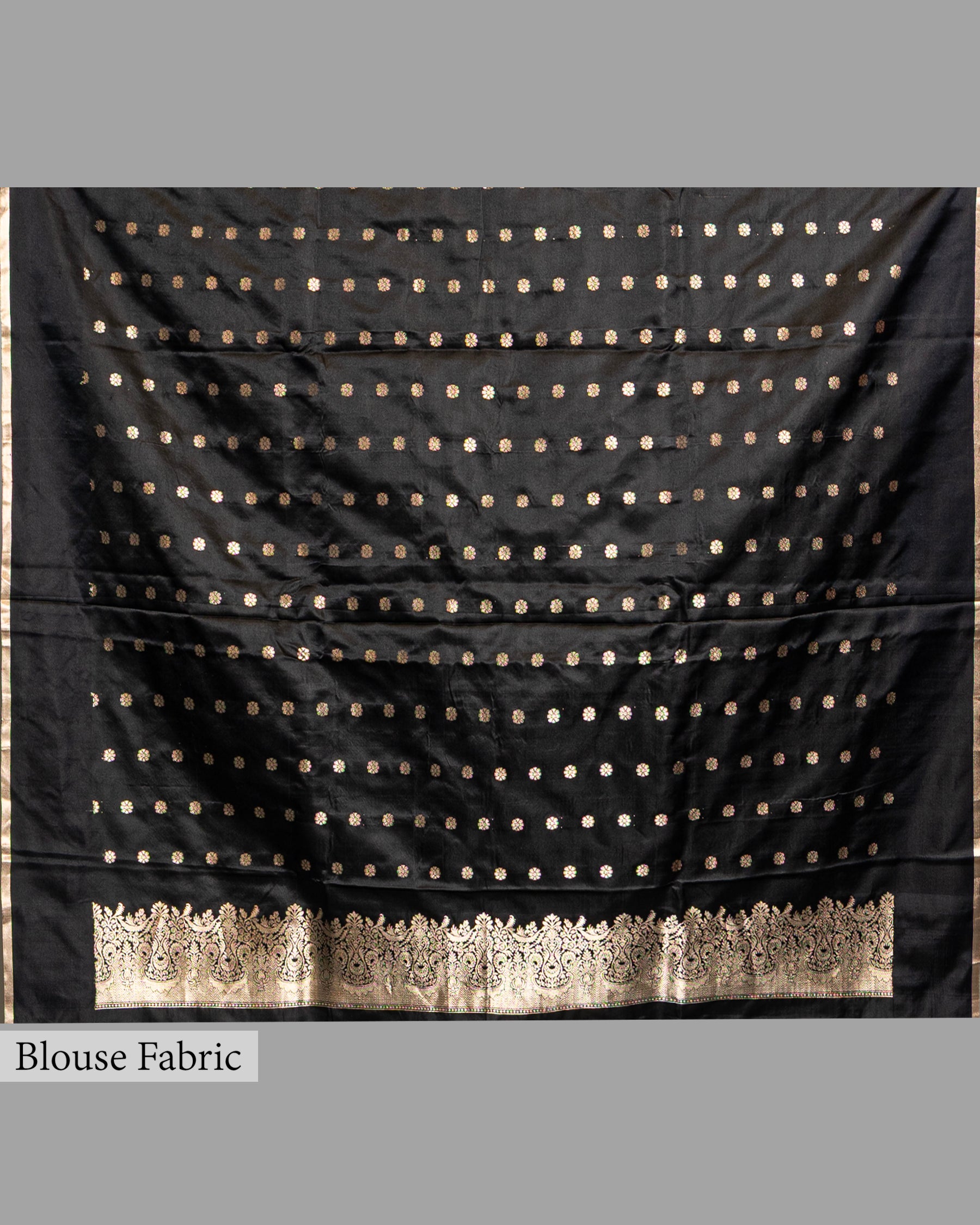 HANDWOVEN MASHRU SILK SAREE WITH BANARASI BORDER