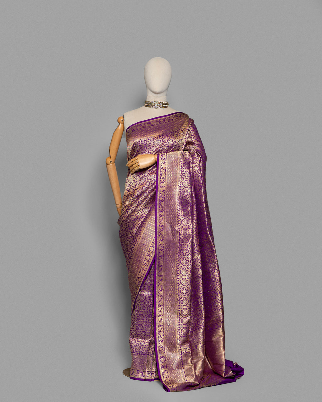 JAMUNI ZARI WOVEN BANARASI SILK SAREE