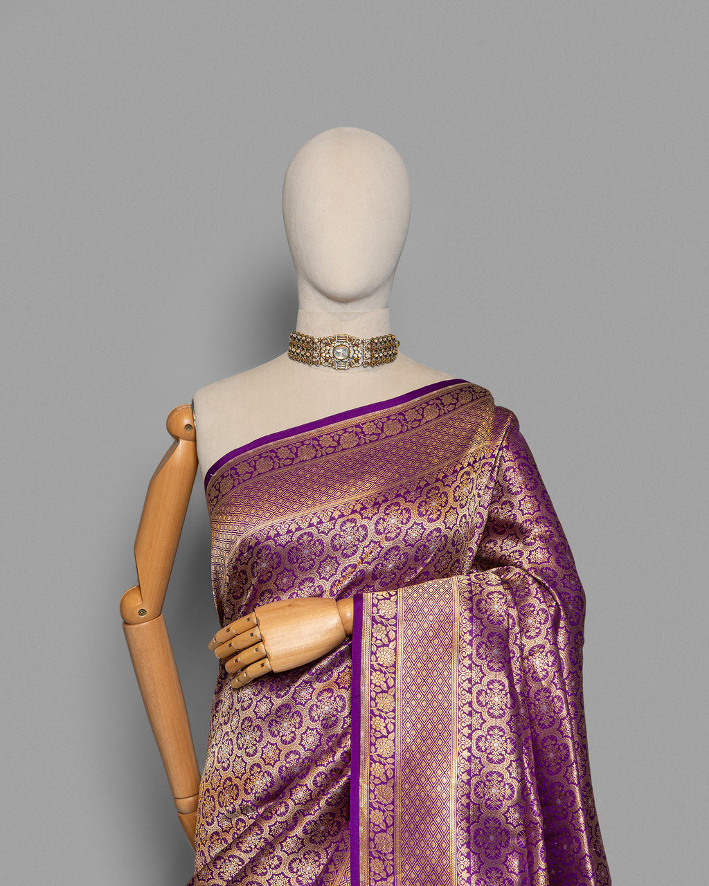 JAMUNI ZARI WOVEN BANARASI SILK SAREE