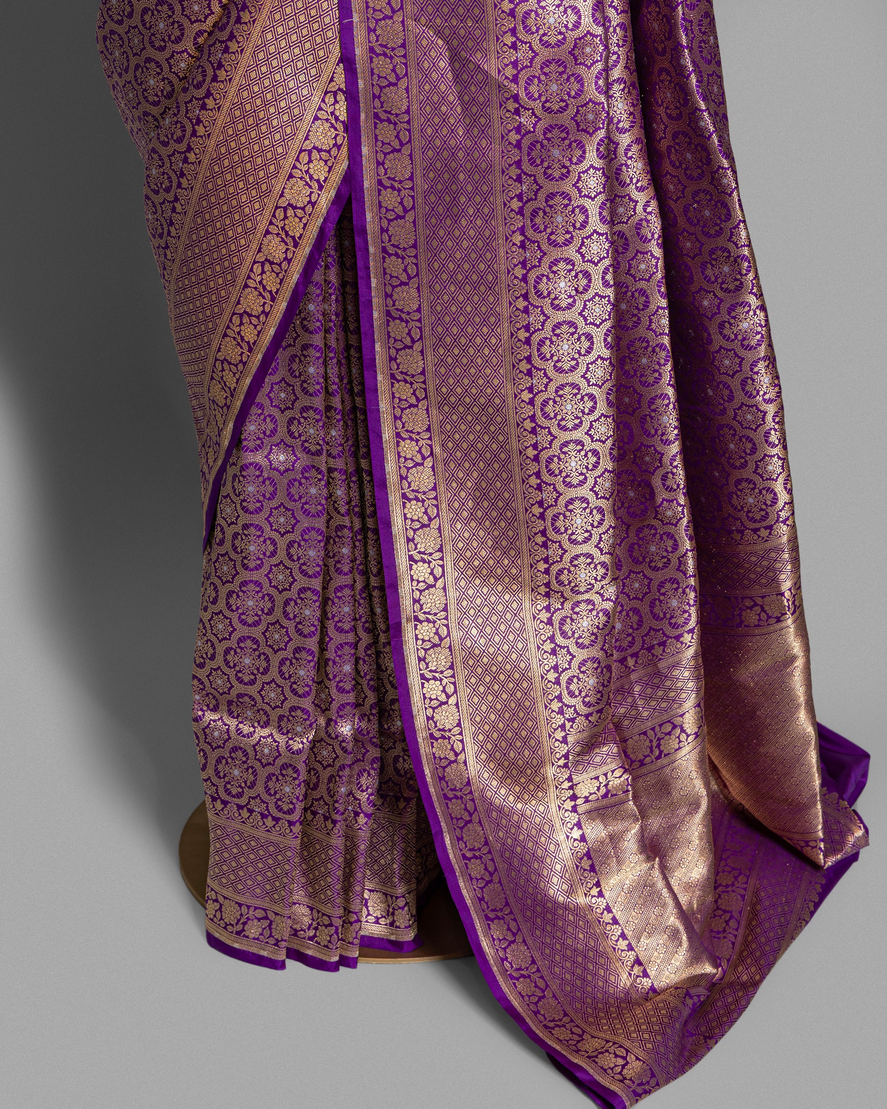 JAMUNI ZARI WOVEN BANARASI SILK SAREE
