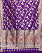 ROYAL BLUE PICHWAI WOVEN BANARASI SILK SAREE