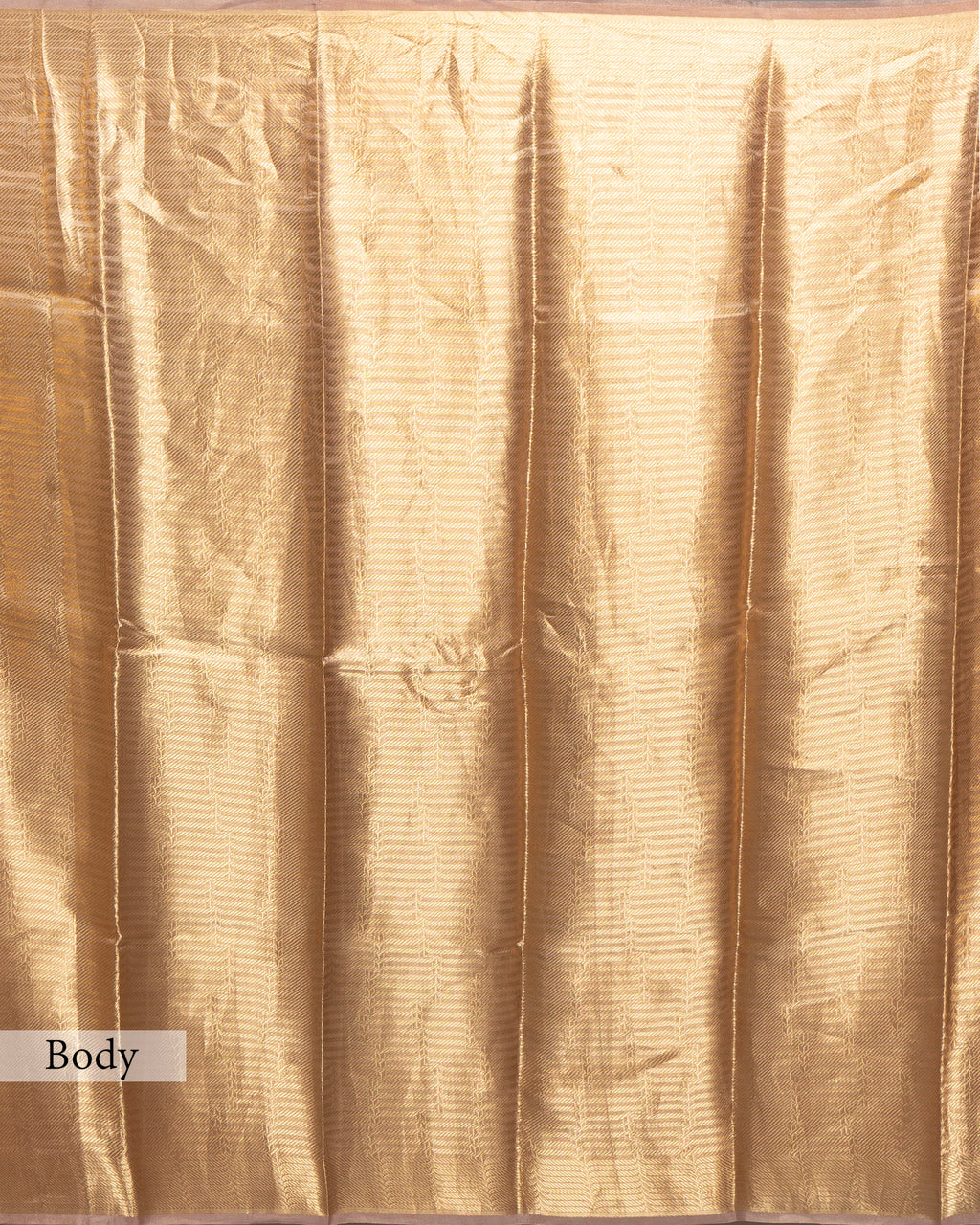 GOLDEN BANARASI ZARI WOVEN TISSUE SAREE