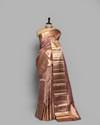 DUSKY PINK KANJEEVARAM SILK SAREE