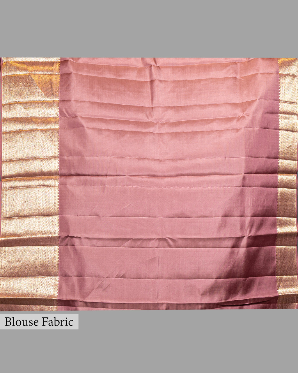 DUSKY PINK KANJEEVARAM SILK SAREE