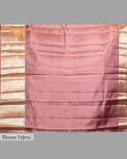 DUSKY PINK KANJEEVARAM SILK SAREE