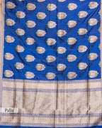 NEEL MEENAKARI WOVEN BANARASI SILK SAREE