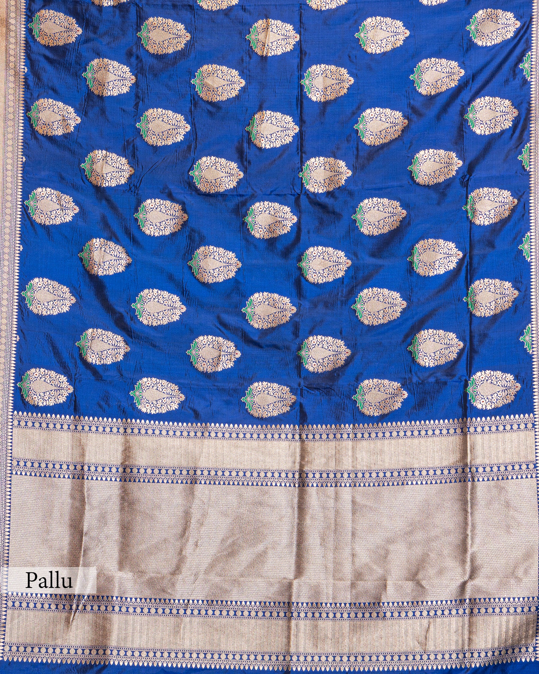 NEEL MEENAKARI WOVEN BANARASI SILK SAREE