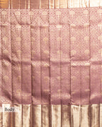 DUSKY PINK KANJEEVARAM SILK SAREE