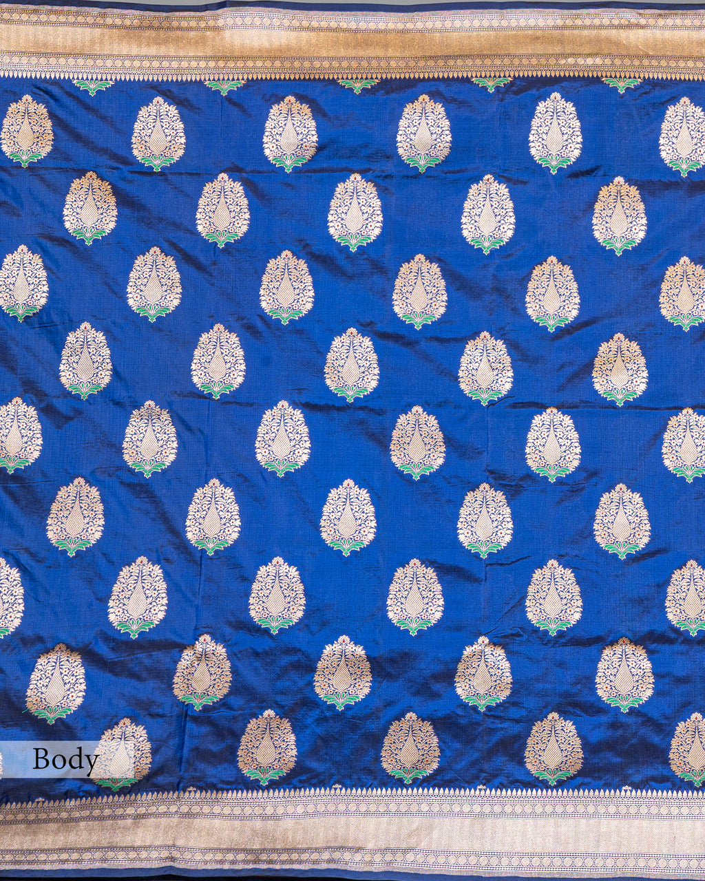 NEEL MEENAKARI WOVEN BANARASI SILK SAREE