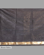 SILVER-GOLD ZARI WOVEN TISSUE SILK SAREE