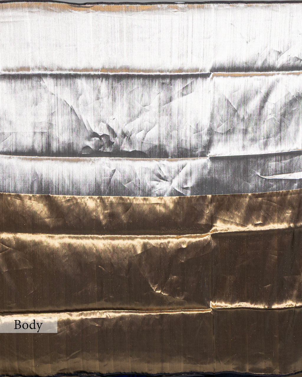 SILVER-GOLD ZARI WOVEN TISSUE SILK SAREE