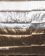 SILVER-GOLD ZARI WOVEN TISSUE SILK SAREE