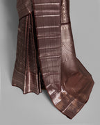 KANJEEVARAM SILK SAREE WITH SHIKARGAH BORDER