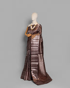 KANJEEVARAM SILK SAREE WITH SHIKARGAH BORDER