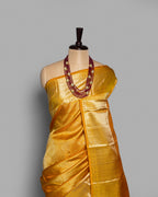 MUSTARD DESIGNER KANJEEVARAM SILK SAREE