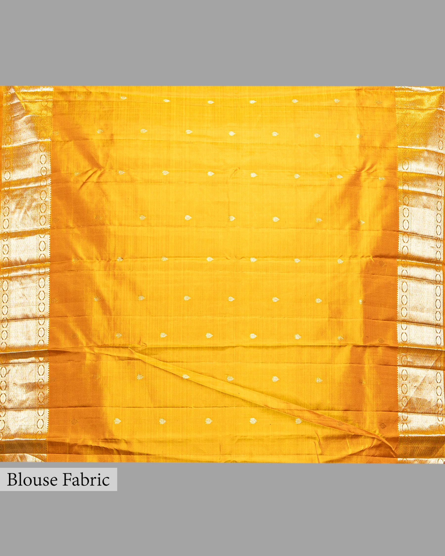 MUSTARD DESIGNER KANJEEVARAM SILK SAREE
