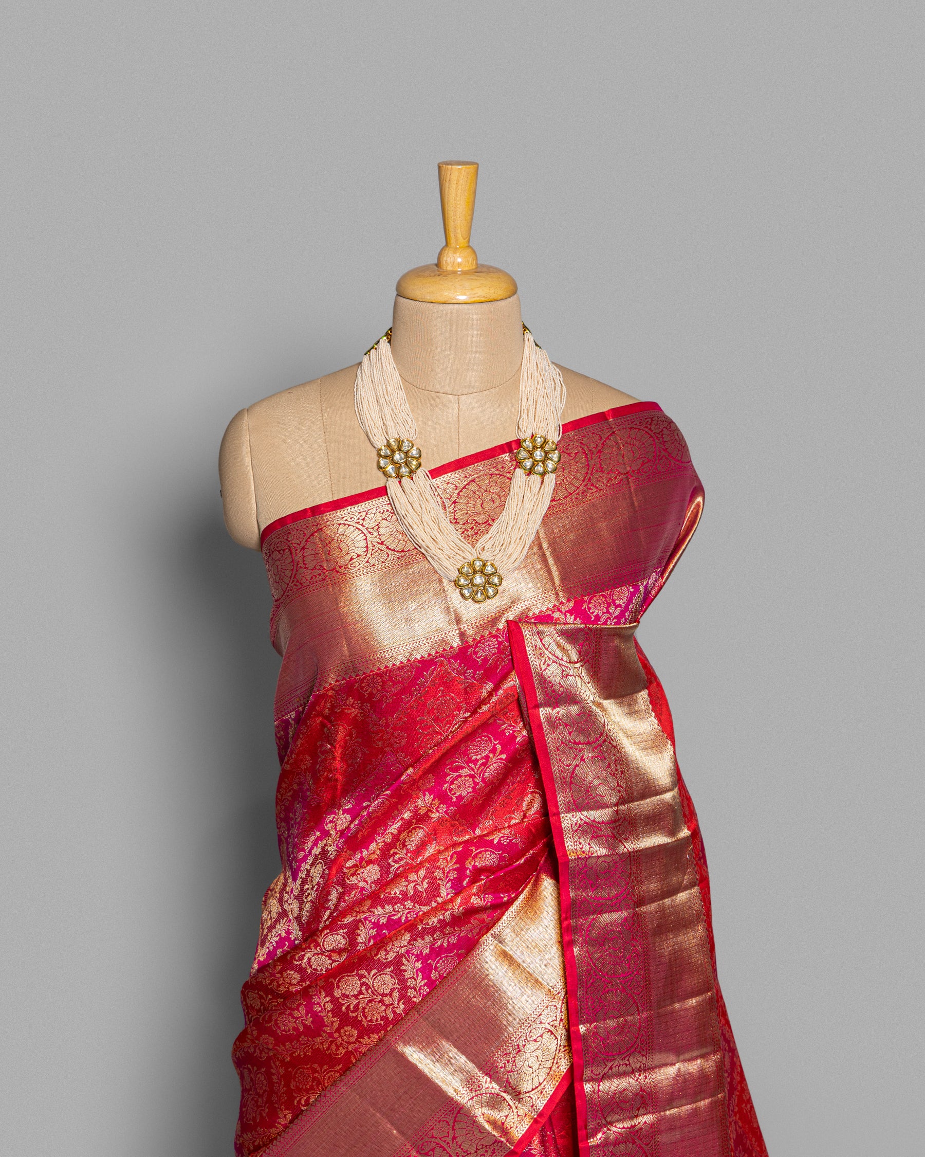 TRADITIONAL KANJEEVARAM SILK RANGKAT SAREE