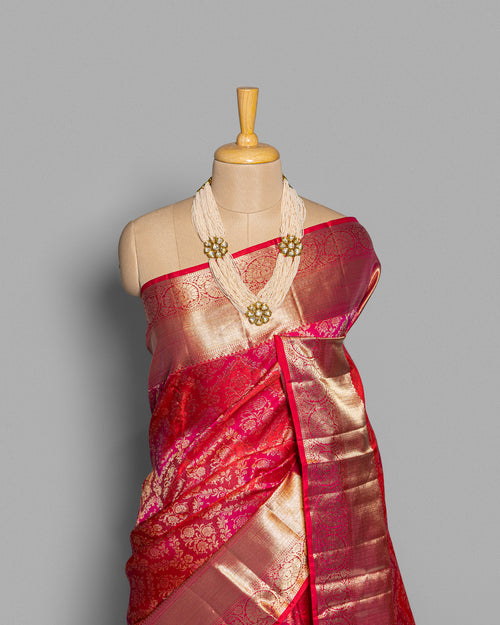 TRADITIONAL KANJEEVARAM SILK RANGKAT SAREE