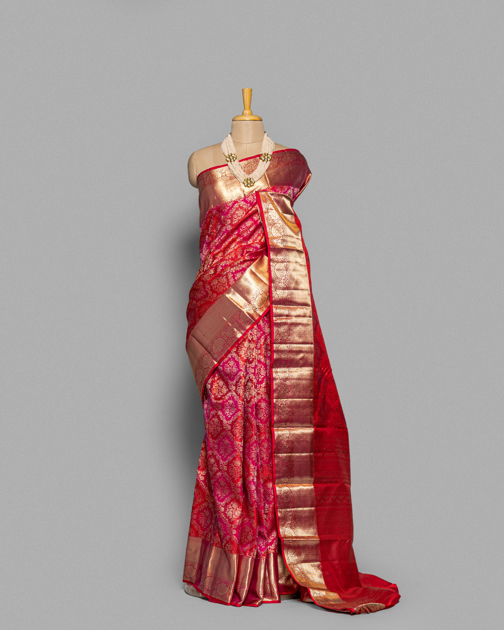 TRADITIONAL KANJEEVARAM SILK RANGKAT SAREE