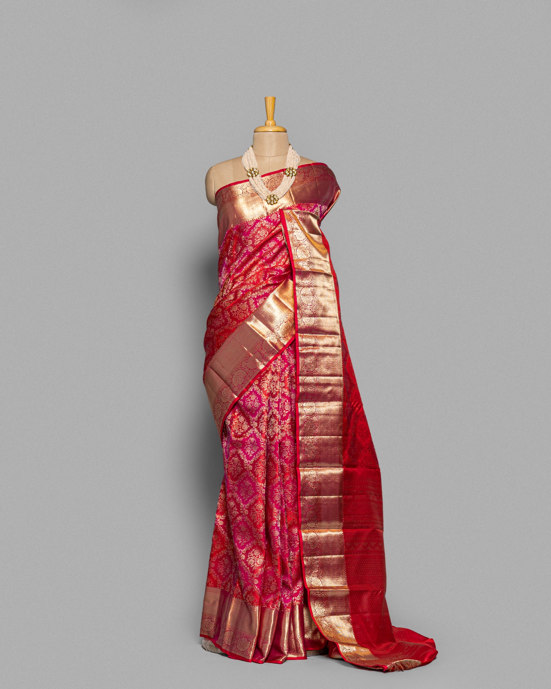 TRADITIONAL KANJEEVARAM SILK RANGKAT SAREE