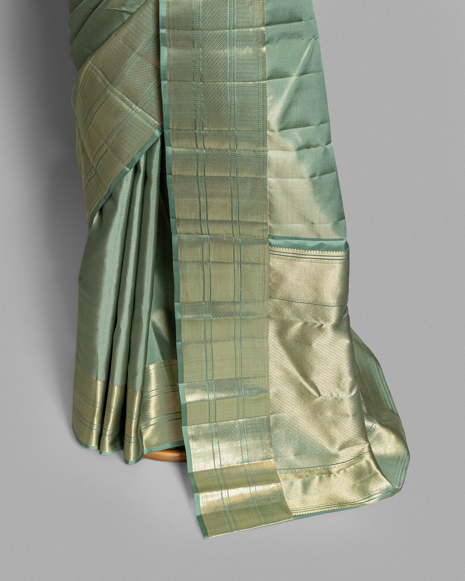 SEA GREEN KANJEEVARAM SILK SAREE