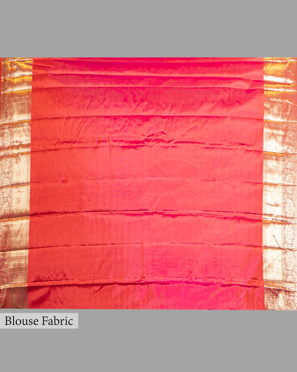 SCARLET KANJEEVARAM SILK SAREE WITH RESHAM AND ZARI WEAVING